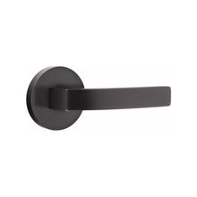 Load image into Gallery viewer, BRESLIN (BRL) PRIVACY (BED/BATH) LEVER WITH 2-3/8&quot; BACKSET AND 1/4&quot; ROUND FACEPLATE AND STRIKEPLATE
