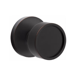 VERVE (VR) PASSAGE (HALL/CLOSET) KNOB WITH 2-3/8" BACKSET AND 1/4" ROUND FACEPLATE AND STRIKEPLATE