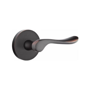LUZERN (LU) PRIVACY (BED/BATH) LEVER WITH 2-3/8" BACKSET AND 1/4" ROUND FACEPLATE AND STRIKEPLATE