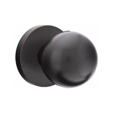 Load image into Gallery viewer, ORB (OR) PRIVACY (BED/BATH) KNOB WITH 2-3/8&quot; BACKSET AND 1/4&quot; ROUND FACEPLATE AND STRIKEPLATE
