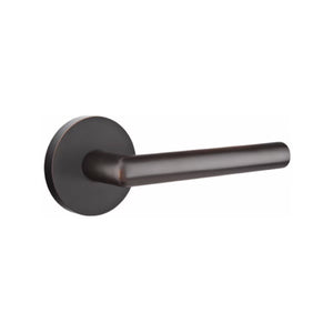 STUTTGART (STU) PRIVACY (BED/BATH) LEVER WITH 2-3/8" BACKSET AND 1/4" ROUND FACEPLATE AND STRIKEPLATE