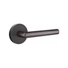 Load image into Gallery viewer, STUTTGART (STU) PRIVACY (BED/BATH) LEVER WITH 2-3/8&quot; BACKSET AND 1/4&quot; ROUND FACEPLATE AND STRIKEPLATE
