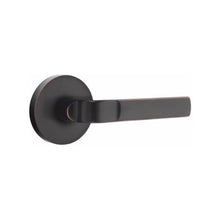 Load image into Gallery viewer, ASTON (AST) PASSAGE (HALL/CLOSET) LEVER WITH 2-3/8&quot; BACKSET AND 1/4&quot; ROUND FACEPLATE AND STRIKEPLATE
