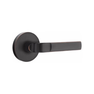 ASTON (AST) PASSAGE (HALL/CLOSET) LEVER WITH 2-3/8" BACKSET AND 1/4" ROUND FACEPLATE AND STRIKEPLATE