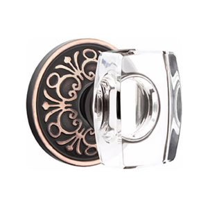WINDSOR GLASS (WS) DUMMY (PAIR) KNOB WITH TRADITIONAL ROSETTE