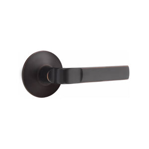 ASTON (AST) PRIVACY (BED/BATH) LEVER WITH 2-3/8" BACKSET AND 1/4" ROUND FACEPLATE AND STRIKEPLATE