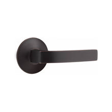 Load image into Gallery viewer, BRESLIN (BRL) PASSAGE (HALL/CLOSET) LEVER WITH 2-3/8&quot; BACKSET AND 1/4&quot; ROUND FACEPLATE AND STRIKEPLATE
