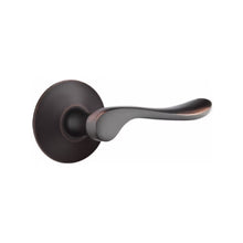 Load image into Gallery viewer, LUZERN (LU) PRIVACY (BED/BATH) LEVER WITH 2-3/8&quot; BACKSET AND 1/4&quot; ROUND FACEPLATE AND STRIKEPLATE
