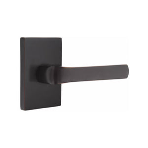 SPENCER (SPN) PASSAGE (HALL/CLOSET) LEVER WITH 2-3/8" BACKSET AND 1/4" ROUND FACEPLATE AND STRIKEPLATE