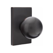 Load image into Gallery viewer, ORB (OR) PRIVACY (BED/BATH) KNOB WITH 2-3/8&quot; BACKSET AND 1/4&quot; ROUND FACEPLATE AND STRIKEPLATE
