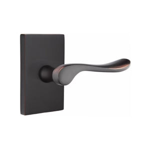 LUZERN (LU) PRIVACY (BED/BATH) LEVER WITH 2-3/8" BACKSET AND 1/4" ROUND FACEPLATE AND STRIKEPLATE