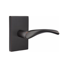 Load image into Gallery viewer, TRITON (TRT) PRIVACY (BED/BATH) LEVER WITH 2-3/8&quot; BACKSET AND 1/4&quot; ROUND FACEPLATE AND STRIKEPLATE
