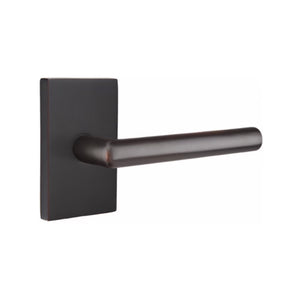 STUTTGART (STU) PRIVACY (BED/BATH) LEVER WITH 2-3/8" BACKSET AND 1/4" ROUND FACEPLATE AND STRIKEPLATE