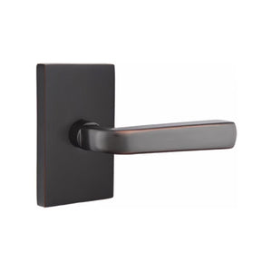 SION (SIO) PRIVACY (BED/BATH) LEVER WITH 2-3/8" BACKSET AND 1/4" ROUND FACEPLATE AND STRIKEPLATE