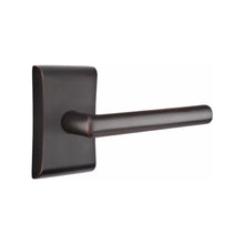 Load image into Gallery viewer, STUTTGART (STU) PRIVACY (BED/BATH) LEVER WITH 2-3/8&quot; BACKSET AND 1/4&quot; ROUND FACEPLATE AND STRIKEPLATE
