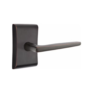 HERMES (HER) PRIVACY (BED/BATH) LEVER WITH 2-3/8" BACKSET AND 1/4" ROUND FACEPLATE AND STRIKEPLATE