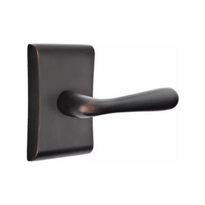 BASEL (BA) PRIVACY (BED/BATH) LEVER WITH 2-3/8" BACKSET AND 1/4" ROUND FACEPLATE AND STRIKEPLATE
