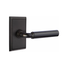 Load image into Gallery viewer, MANNING (MNG) PASSAGE (HALL/CLOSET) LEVER WITH 2-3/8&quot; BACKSET AND 1/4&quot; ROUND FACEPLATE AND STRIKEPLATE
