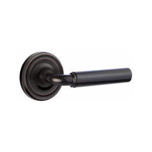 MANNING (MNG) PASSAGE (HALL/CLOSET) LEVER WITH 2-3/8" BACKSET AND 1/4" ROUND FACEPLATE AND STRIKEPLATE