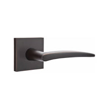 Load image into Gallery viewer, POSEIDON (POS) PRIVACY (BED/BATH) LEVER WITH 2-3/8&quot; BACKSET AND 1/4&quot; ROUND FACEPLATE AND STRIKEPLATE
