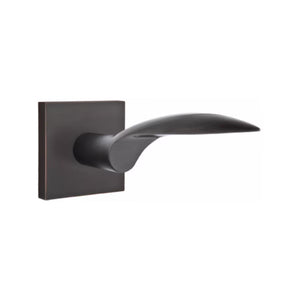 MERCURY (MC) PRIVACY (BED/BATH) LEVER WITH 2-3/8" BACKSET AND 1/4" ROUND FACEPLATE AND STRIKEPLATE
