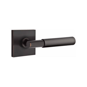 MYLES (MYL) PRIVACY (BED/BATH) LEVER WITH 2-3/8" BACKSET AND 1/4" ROUND FACEPLATE AND STRIKEPLATE