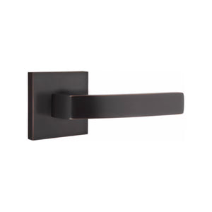 BRESLIN (BRL) PASSAGE (HALL/CLOSET) LEVER WITH 2-3/8" BACKSET AND 1/4" ROUND FACEPLATE AND STRIKEPLATE