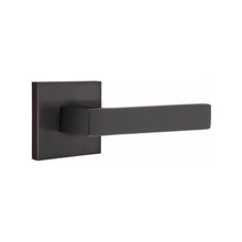 Load image into Gallery viewer, DUMONT (DT) PASSAGE (HALL/CLOSET) LEVER WITH 2-3/8&quot; BACKSET AND 1/4&quot; ROUND FACEPLATE AND STRIKEPLATE

