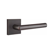 Load image into Gallery viewer, STUTTGART (STU) PRIVACY (BED/BATH) LEVER WITH 2-3/8&quot; BACKSET AND 1/4&quot; ROUND FACEPLATE AND STRIKEPLATE
