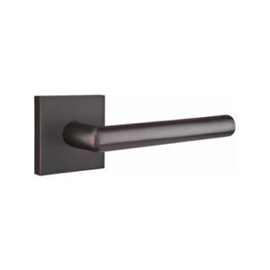STUTTGART (STU) PRIVACY (BED/BATH) LEVER WITH 2-3/8" BACKSET AND 1/4" ROUND FACEPLATE AND STRIKEPLATE