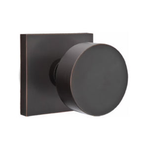 ROUND (ROU) KEY IN KNOB LOCKSET WITH 2-3/8" BACKSET AND 1/4" ROUND FACEPLATE AND STRIKEPLATE