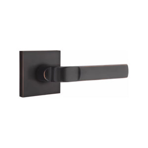 ASTON (AST) PRIVACY (BED/BATH) LEVER WITH 2-3/8" BACKSET AND 1/4" ROUND FACEPLATE AND STRIKEPLATE