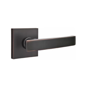 GENEVA (GV) PRIVACY (BED/BATH) LEVER WITH 2-3/8" BACKSET AND 1/4" ROUND FACEPLATE AND STRIKEPLATE
