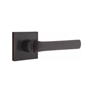 SPENCER (SPN) PRIVACY (BED/BATH) LEVER WITH 2-3/8" BACKSET AND 1/4" ROUND FACEPLATE AND STRIKEPLATE