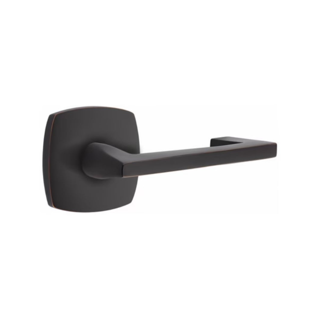 URBAN MODERN SECTIONAL OIL RUBBED BRONZE (US10B) HANDLESET SINGLE-CYLINDER [4715] W/ 2-3/8