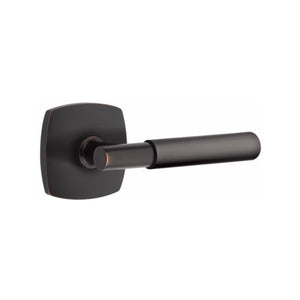 MYLES (MYL) PASSAGE (HALL/CLOSET) LEVER WITH 2-3/8" BACKSET AND 1/4" ROUND FACEPLATE AND STRIKEPLATE