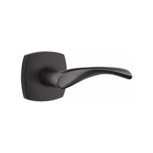 TRITON (TRT) PRIVACY (BED/BATH) LEVER WITH 2-3/8" BACKSET AND 1/4" ROUND FACEPLATE AND STRIKEPLATE