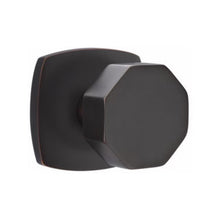 Load image into Gallery viewer, OCTAGON (OCT) PASSAGE (HALL/CLOSET) KNOB WITH 2-3/8&quot; BACKSET AND 1/4&quot; ROUND FACEPLATE AND STRIKEPLATE
