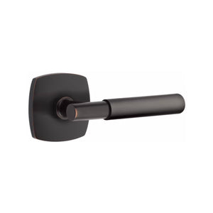 MYLES (MYL) PRIVACY (BED/BATH) LEVER WITH 2-3/8" BACKSET AND 1/4" ROUND FACEPLATE AND STRIKEPLATE