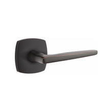 Load image into Gallery viewer, URBAN MODERN SECTIONAL OIL RUBBED BRONZE (US10B) HANDLESET SINGLE-CYLINDER [4715] W/ 2-3/8&quot; BACKSET AND 1/4&quot; ROUND FACEPLATE AND STRIKEPLATE W/ INTERIOR LEVER
