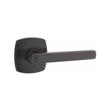 Load image into Gallery viewer, URBAN MODERN SECTIONAL OIL RUBBED BRONZE (US10B) HANDLESET SINGLE-CYLINDER [4715] W/ 2-3/8&quot; BACKSET AND 1/4&quot; ROUND FACEPLATE AND STRIKEPLATE W/ INTERIOR LEVER
