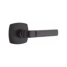 Load image into Gallery viewer, ASTON (AST) PRIVACY (BED/BATH) LEVER WITH 2-3/8&quot; BACKSET AND 1/4&quot; ROUND FACEPLATE AND STRIKEPLATE

