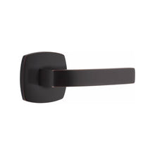Load image into Gallery viewer, BRESLIN (BRL) PASSAGE (HALL/CLOSET) LEVER WITH 2-3/8&quot; BACKSET AND 1/4&quot; ROUND FACEPLATE AND STRIKEPLATE
