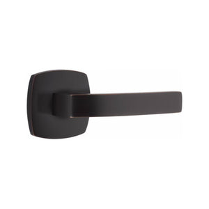 BRESLIN (BRL) PASSAGE (HALL/CLOSET) LEVER WITH 2-3/8" BACKSET AND 1/4" ROUND FACEPLATE AND STRIKEPLATE