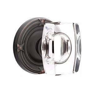 WINDSOR GLASS (WS) DUMMY (PAIR) KNOB WITH TRADITIONAL ROSETTE
