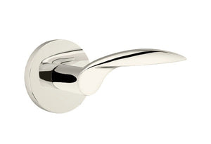 MERCURY (MC) PASSAGE (HALL/CLOSET) LEVER WITH 2-3/8" BACKSET AND 1/4" ROUND FACEPLATE AND STRIKEPLATE