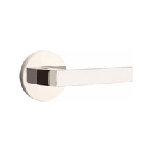 Load image into Gallery viewer, DUMONT (DT) PRIVACY (BED/BATH) LEVER WITH 2-3/8&quot; BACKSET AND 1/4&quot; ROUND FACEPLATE AND STRIKEPLATE
