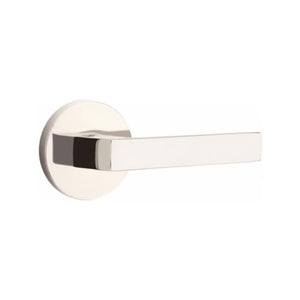 DUMONT (DT) PRIVACY (BED/BATH) LEVER WITH 2-3/8" BACKSET AND 1/4" ROUND FACEPLATE AND STRIKEPLATE