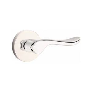 LUZERN (LU) PRIVACY (BED/BATH) LEVER WITH 2-3/8" BACKSET AND 1/4" ROUND FACEPLATE AND STRIKEPLATE