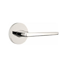 Load image into Gallery viewer, HERMES (HER) PRIVACY (BED/BATH) LEVER WITH 2-3/8&quot; BACKSET AND 1/4&quot; ROUND FACEPLATE AND STRIKEPLATE
